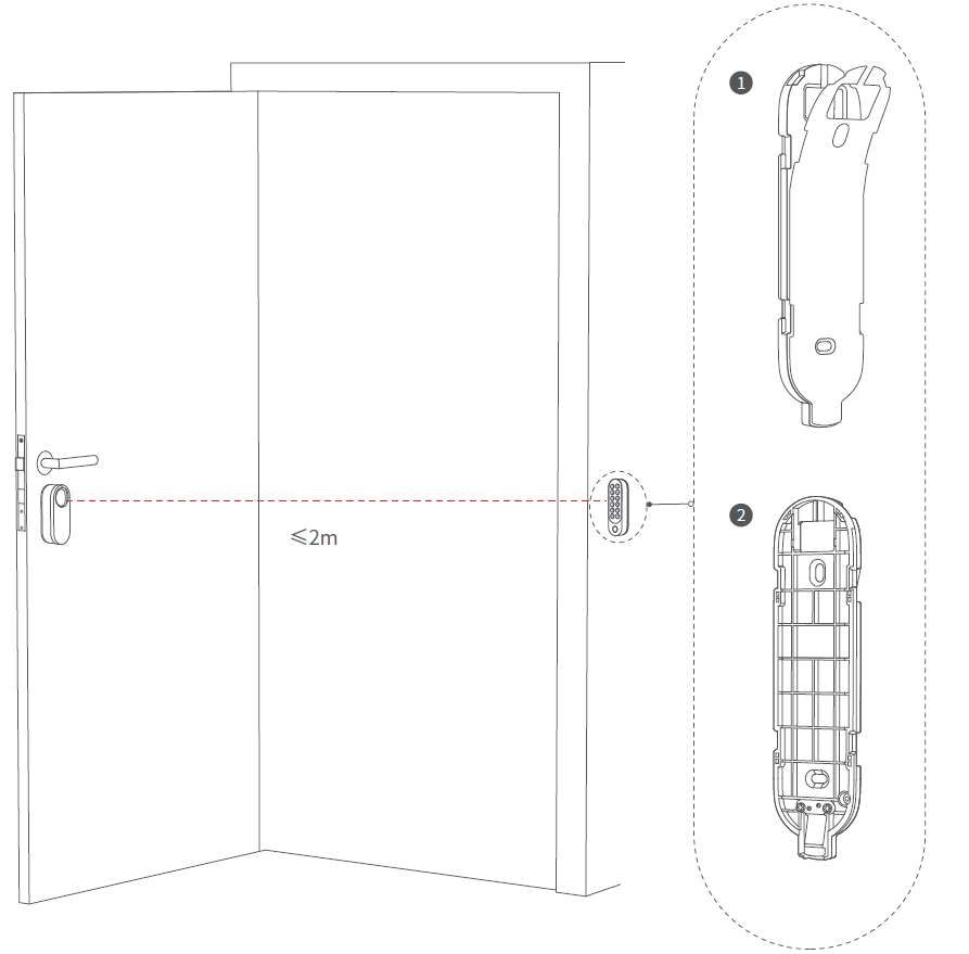 Installation du caliver à code du Xiaomi Aqara EL-D02D